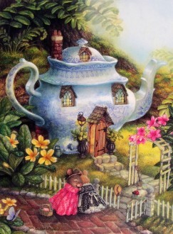 домик из чайника Susan Wheeler
