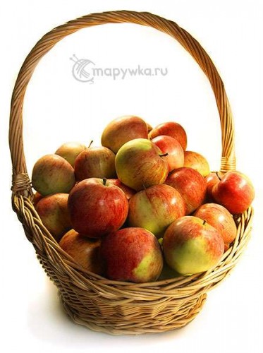 яблоки в корзине
