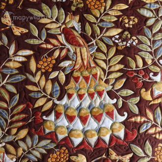 лоскутные панно с птицами