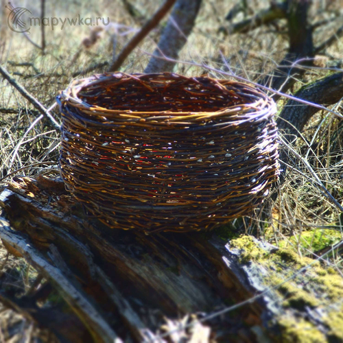 корзина из ивовой лозы