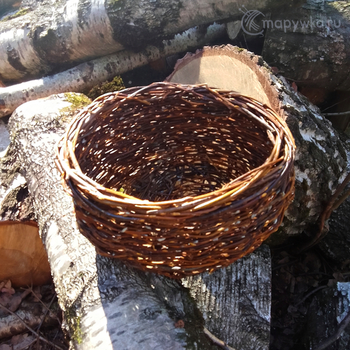 корзина из ивовых веток
