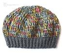 шапка берет вязаный