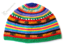 шапка-тюбетейка вязаная в этно стиле