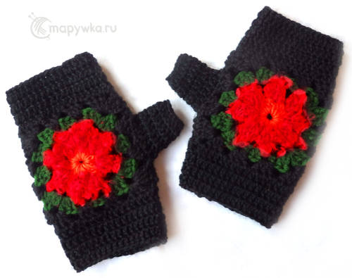 митенки вязаные cmapywka