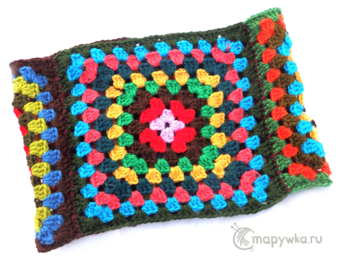 шарф снуд вязаный